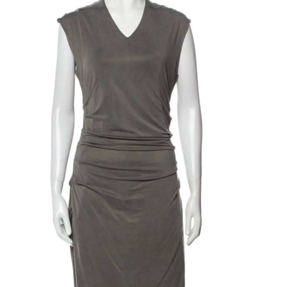 Helmut Lang V Neck Dress